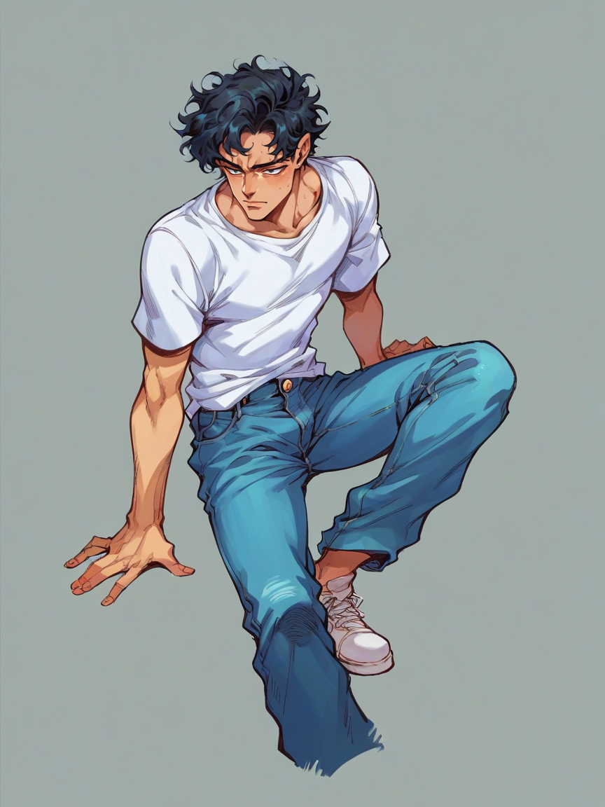 02855-507548815-score_9, score_8_up, score_7_up, score_6_up,  _lora_j0j0XLP_1_ j0j0, (jojo bizarre adventure_0.3),1boy, solo, black hair, jeans,.png